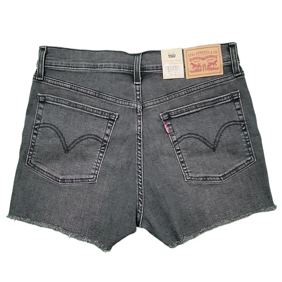Levis Womens High Rise Shorts Sz 30 - Picture 5 of 6